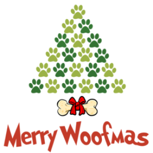 a merry woofmas greeting